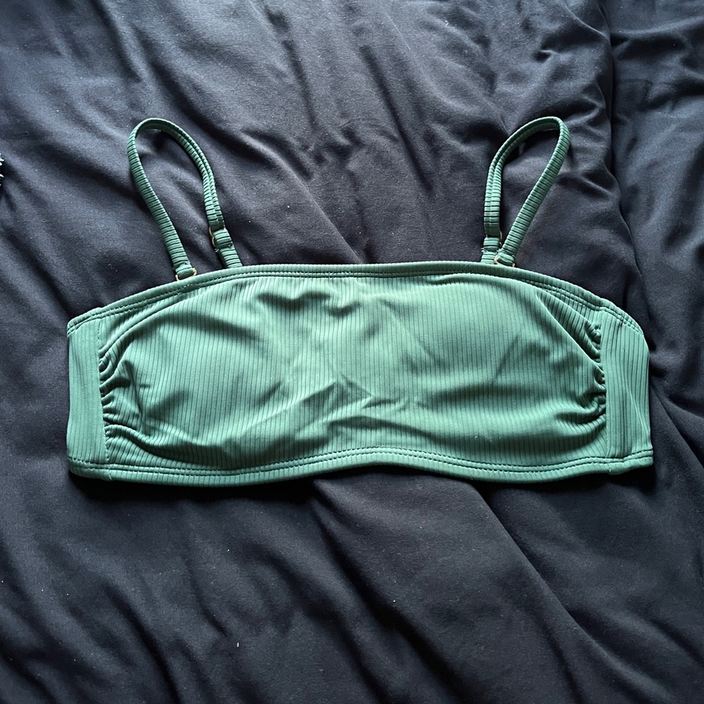 Green Xihilaration Bandeau Bikini Top
